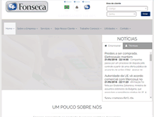 Tablet Screenshot of contabilfonseca.com.br